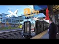 Full trip newark liberty international airport to manhattan  queens customs train  subway