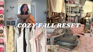 the ULTIMATE room reset 🍂 closet clean-out, organizing & more
