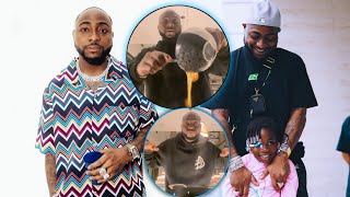 DAVIDO Happily "Cooking" His Own Meal...