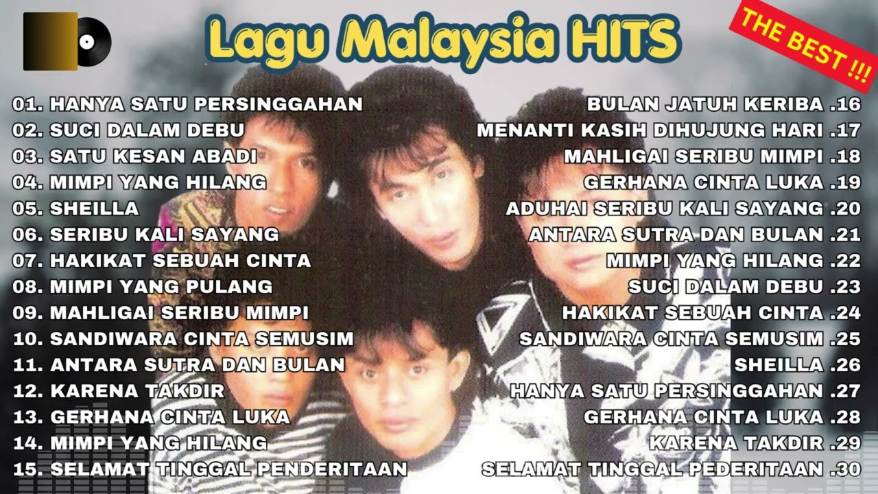 Lagu Malaysia Populer || IKLIM FULL ALBUM - Hanya Satu Persinggahan, Bulan Jatuh Ke Riba