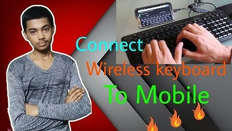 how to connect wireless keyboard and mouse to mobile |Telugu tech YoGesh