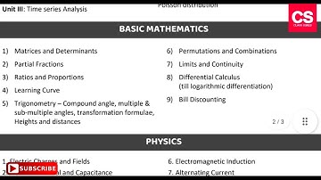 2nd PUC Basic Maths Midterm Exam Syllabus-November 2021-PUC Board Karnataka-Class Series
