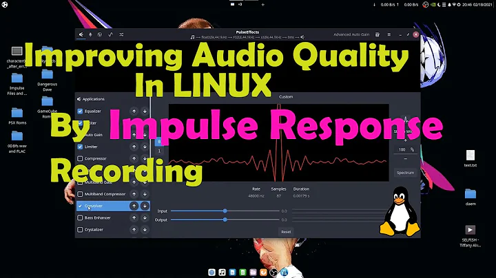 Improve Audio Quality in Linux by recording Impulse Response from Windows