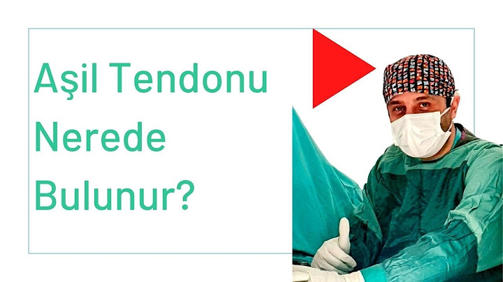 Aşil tendonu nerede bulunur? - Op. Dr. Turan Bilge Kızkapan
