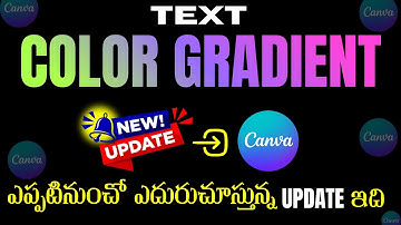 New Canva Pro Update! Text Color Gradient Feature | How to Add Gradient Text in Canva 2025