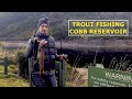 Winter trout fishing  cobb reservoir kahurangi national park new zealand