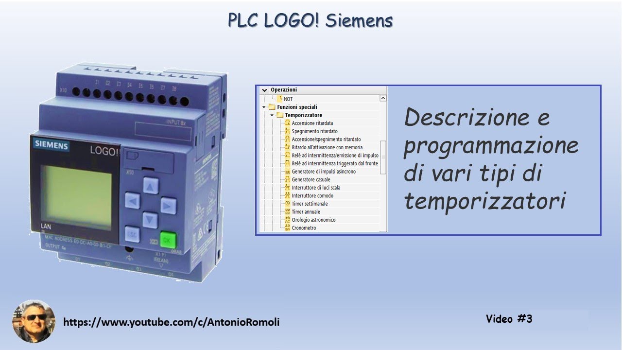 PLC Logo! Temporizzatori (Timer) YouTube
