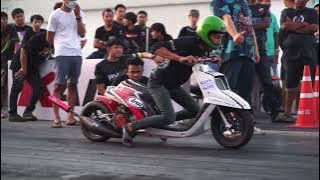 drag bike matic 2tak honda dio super open