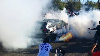 Jeep Trackhawk Does Crazy BURNOUT And This HAPPENS 😲