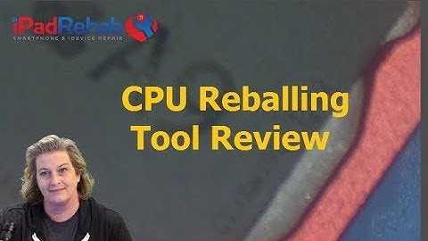 iPhone 6s A9 CPU SDRAM Reballing.  Fertile method.