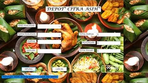 Presentasi Hasil Dari Membuat Aplikasi Kasir Di Visual Basic