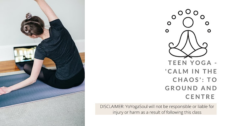#StayInWorkOut: Teen Yoga ‘Calm in the Chaos’ Class