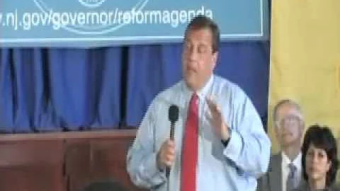 Governor Christie Responds To Teacher During Town ...