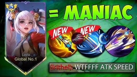 LAYLA NEW ABNORMAL BURST CRIT 1 HIT DAMAGE BUILD!!🔥 (Must Try) - GLOBAL LAYLA BEST 1 HIT BUILD 2025!