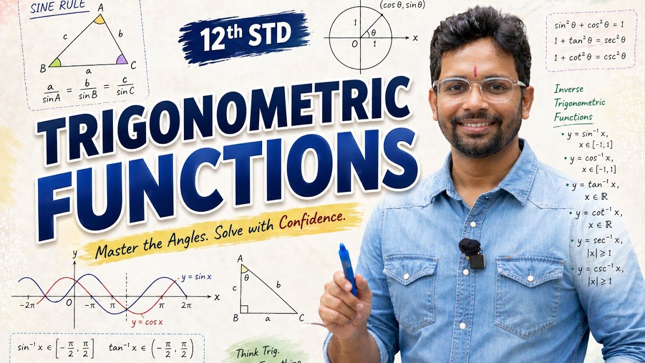 12th Std : Trigonometric Functions - YouTube
