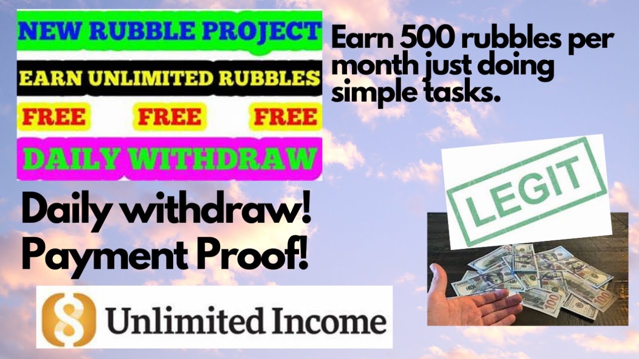 Earn minimum 500 rubbles per month || Live withdraw || Payment Proof || Vktarget