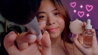 ASMR Pretty Pink Pamper 💖 Relaxing Face & Hair Attention (Layered Sounds)