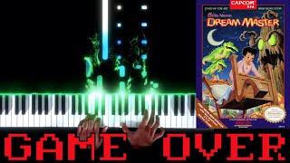 Little Nemo: The Dream Master (NES) - Game Over - Piano|Synthesia