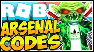 🔫SECRET CODES ARSENAL🚨Arsenal Roblox🔫