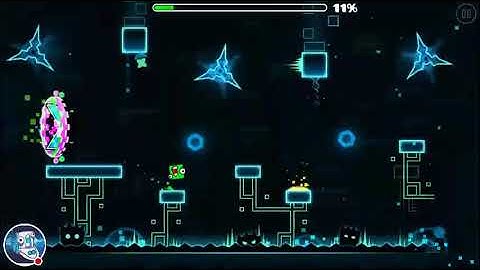 ICE GAUNTLET, Level 4: "GeoBound" by Axils (3/3 Coins) - GD 2.11 • Queis GD
