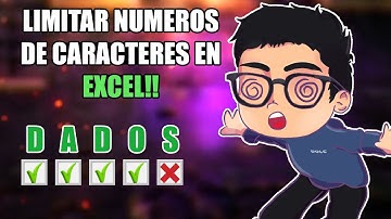COMO LIMITAR NUMERO DE CARACTERES EN CELDAS DE EXCEL!!