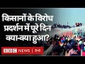 Farmers Protest : Punjab, Haryana से Delhi आते किसानों के प्रदर्शन में क्या-क्या हुआ? (BBC Hindi)