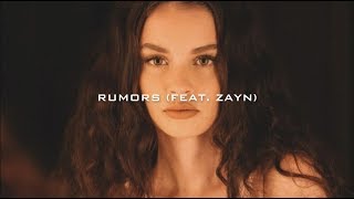 Sabrina Claudio - Rumors [feat. ZAYN] (Lyrics On Screen)