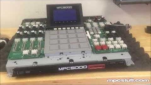 Akai MPC5000 Casing Removal - Pad / Sensors / Button Installation - MPCstuff.com