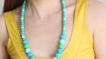 Create a Colorful Beaded Necklace - DIY Style - Guidecentral