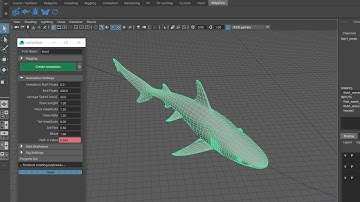 mzFishTool - Maya Fish Animation Tool Quick Start Guide