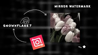 How to Make a Transparent Watermark in InShot | Aesthetic Editing Tutorial  ᯓ★ #inshot  screenshot 5