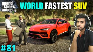 DELIVERY OF THE NEW LAMBORGHINI URUS | GTA V GAMEPLAY #81 screenshot 5