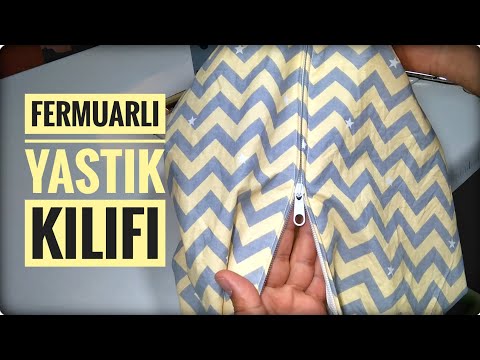 FERMUARLI YASTIK KILIFI