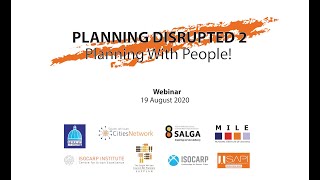 'Planning Disrupted 2' Webinar - Opening Session, Breakout Session 1, Closing Session