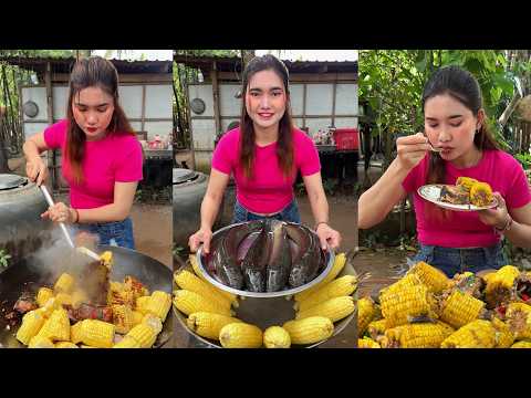 Cook braised fish with corn and eat recipe