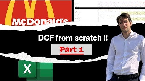 Full DCF from scratch - McDonald