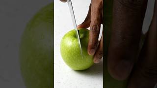 🍎 ASMR Apple Cutting with Sharp Knife | Super Satisfying Crunch Sounds