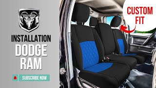 Dodge Ram 1500 2009-2025 Seat Cover Installation – Perfect Custom Fit for Ram 1500 & Classic Models! Dodge Ram Pickup Seat Covers