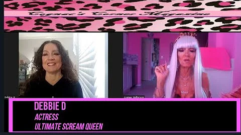 ZOOM INTERVIEW SCREAM QUEEN ACTRESS DEBBIE D