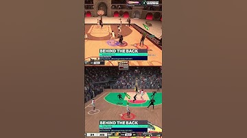 NBA 2K25 Animation Comparison: Steph Curry vs. Trae Young Behind the Back (Best Dribble Moves)