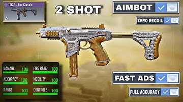 NEW "2 SHOT"  TEC - 9  Gunsmith! its TAKING OVER COD Mobile in Season 10 (NEW LOADOUT)