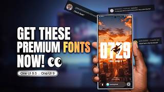 How I Get These AMAZING Custom Samsung Fonts! (One UI 8.5 & One UI 9) | Doitright_tech screenshot 3