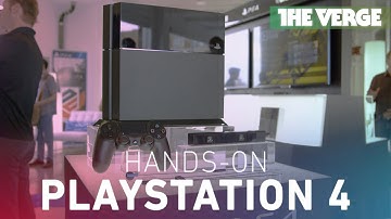 A close-up look at the PlayStation 4