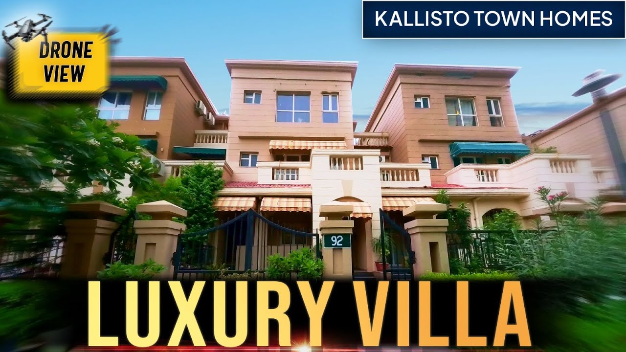 Jaypee Kallisto Townhomes Villas Review | Golf View Villas in Jaypee Wish Town Noida 