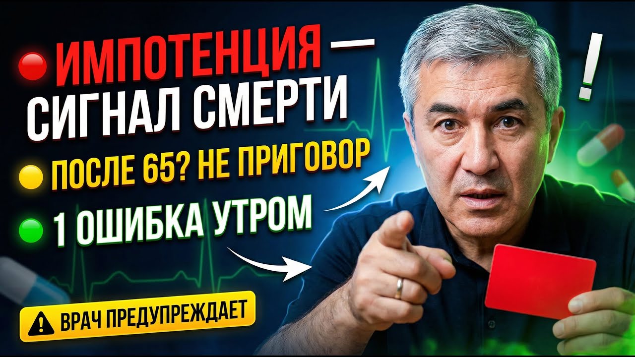 ИМПОТЕНЦИЯ уйдет навсегда! Мужская сила вернется после 65, если... | Совет врача
