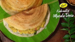 Kodo Millet Masala Dosa | Healthy Breakfast Ideas | Masala Dosa Recipe | Millet Recipes