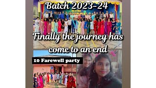 Finally the journey has come to an end || X Farewell party 2024 // 29 February 2024❤️🥹