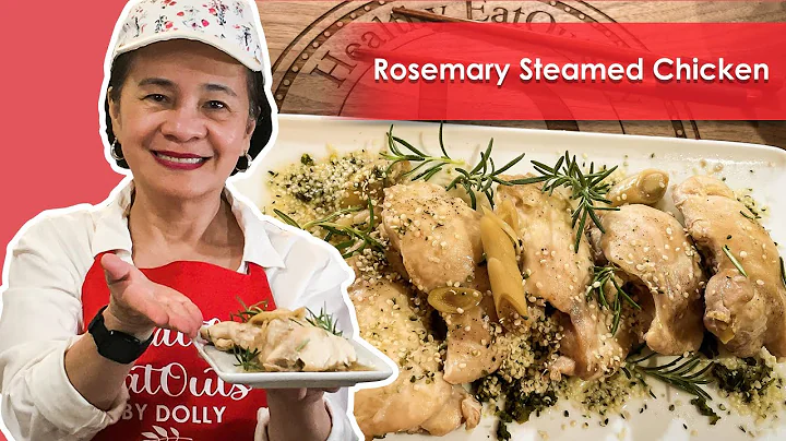 ROSEMARY STEAMED CHICKEN LOW CARB DIET AND KETO FRIENDLY COOKED USING SALADMASTER WOK