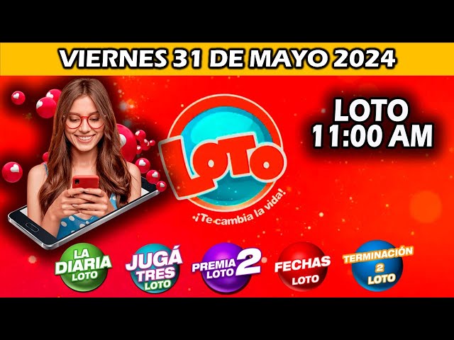 DIARIA 11 AM SORTEO LOTO NICARAGUA | hoy VIERNES 31 de mayo de 2024 class=