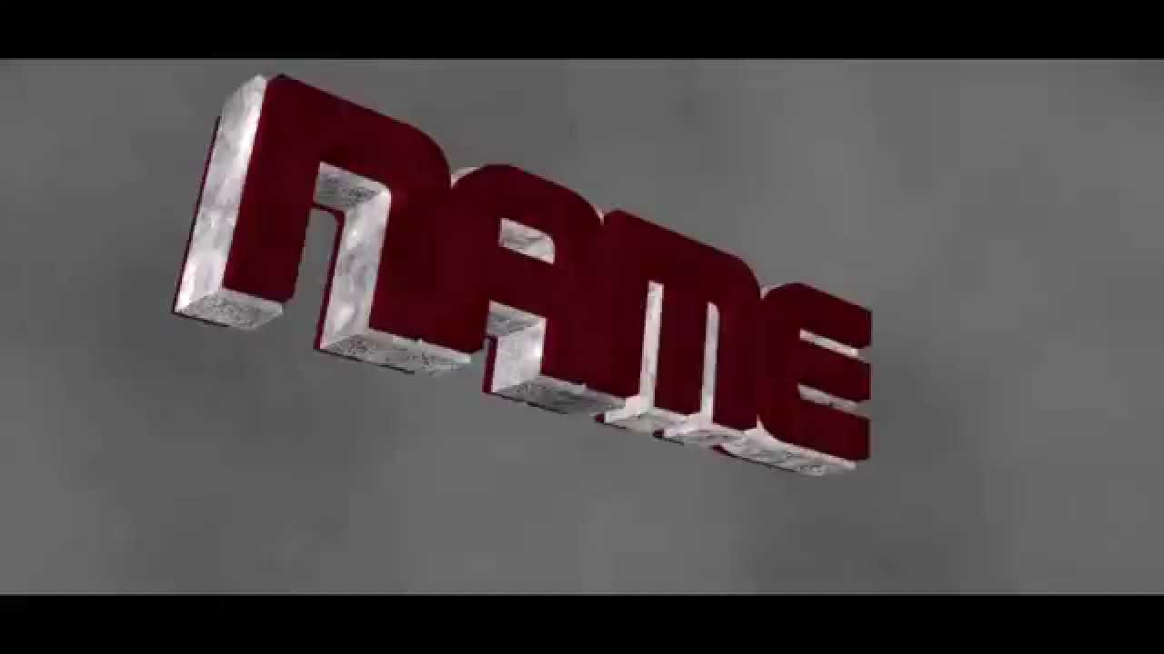 1 Intro Template Cinema 4D YouTube